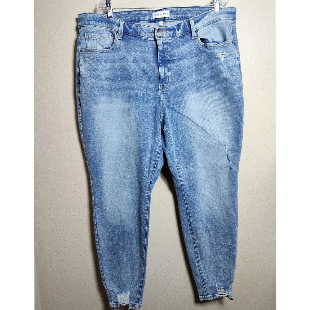 Lane Bryant Signature Fit High Rise Denim Jeggings Size 22 - Picture 1 of 5